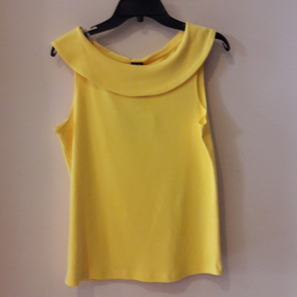 Yellow Sleeveless Top